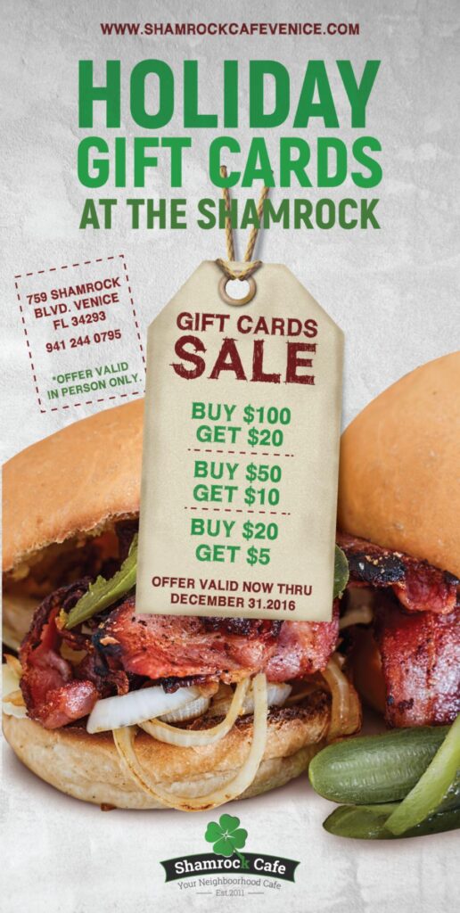 Shamrock Cafe Menu 6